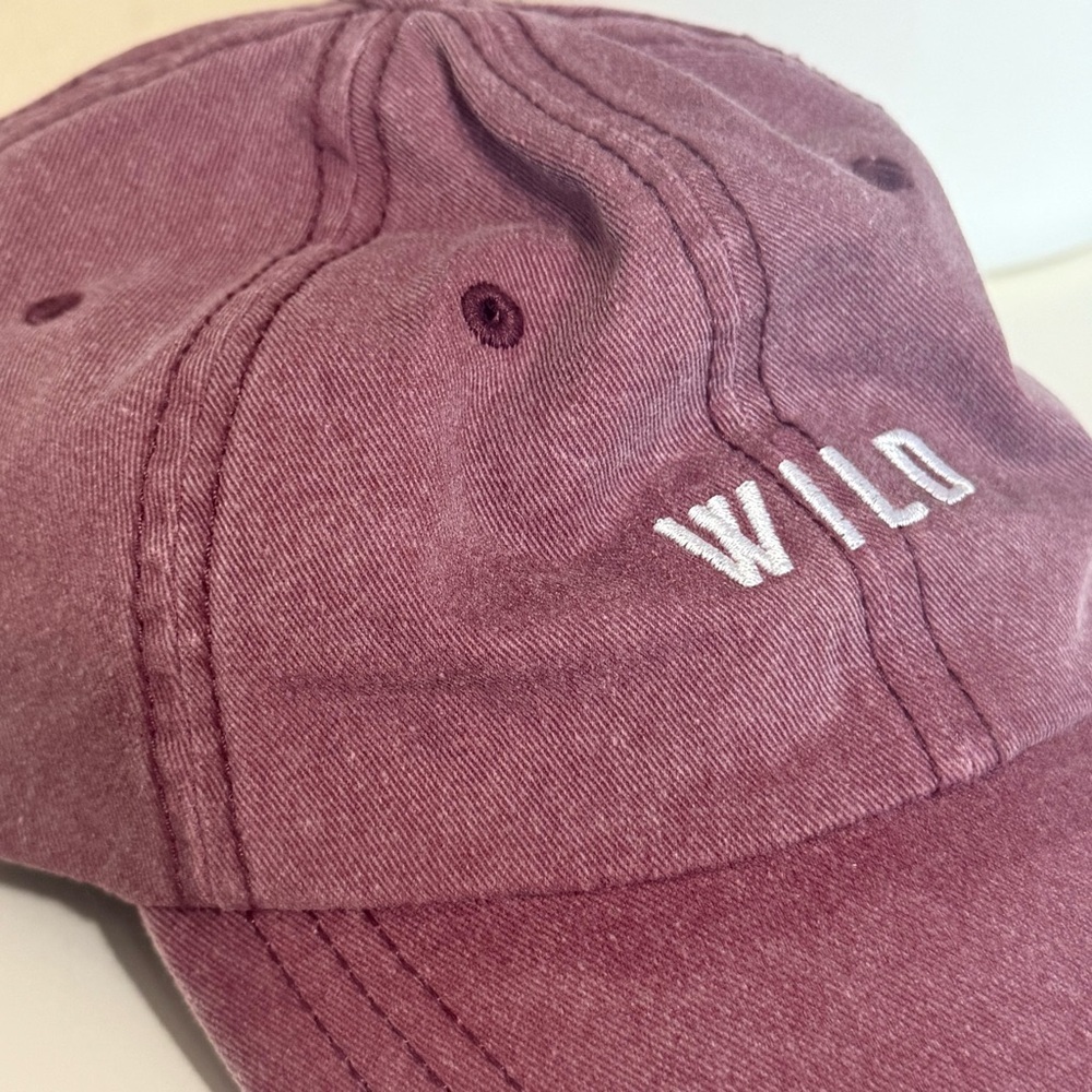 NWOT Wild Embroidered Purple Cap - Picture 7 of 9